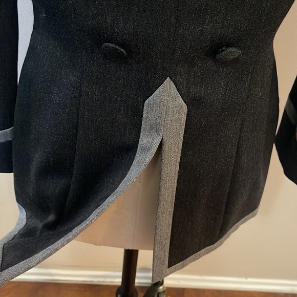 Moschino Cheap Chic Gray Wool Blazer Vintage - Picture 7 of 13